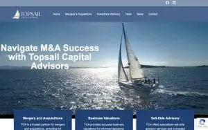 Topsail Capital Advisors website