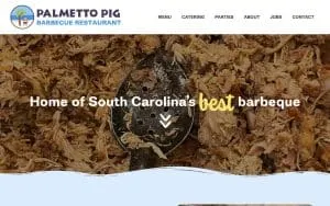 Palmetto Pig Bar-B-Q Restaurant website