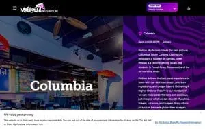 Mellow Mushroom Columbia website