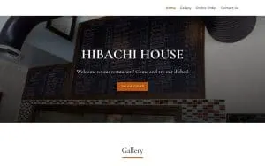 Hibachi House of Columbia website