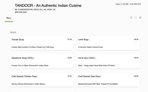 Tandoor Indian Cuisine