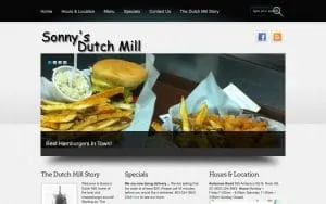 Sonny's Dutch Mill website