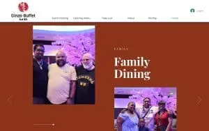 Ginza Buffet of Rock Hill website