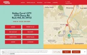 Golden Corral Buffet & Grill of Rock Hill website