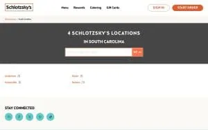 Schlotzsky's of Florence website