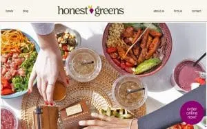Honest Greens website