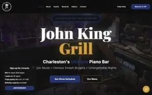 John King Grill & Dueling Piano Bar website