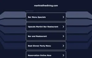 Martini website