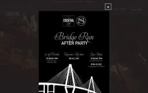 The Cocktail Club website