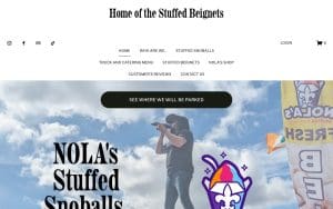Nola's Stuffed Snoballs and Beignets