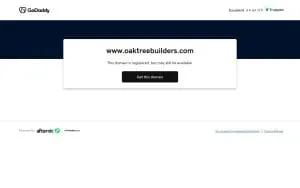 Oak Tree Builders website