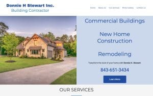 Donnie H Stewart Inc Building Contractor