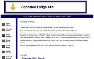 Socastee Lodge website