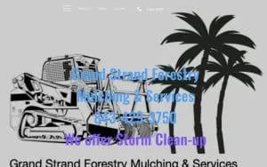 Grand Strand Forestry Mulching & Services website