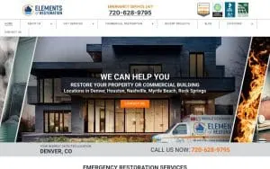 Elements of Restoration Myrtle Beach website