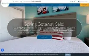 Compass Cove Myrtle Beach Resort website