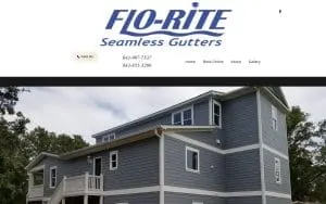 Flo-Rite Seamless Gutters and Home Improvements website