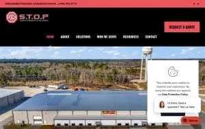 STOP Fire & Security website