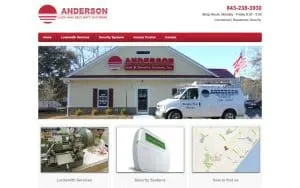 Anderson Lock and Security Systems inc website