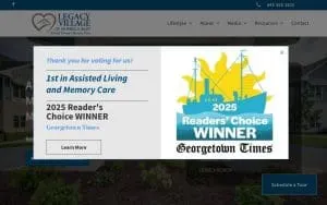 Legacy Village of Murrells Inlet website