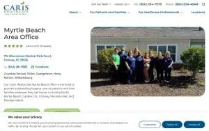 Caris Healthcare of Conway website