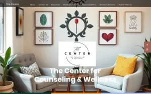 Center for Counseling & Wellness website