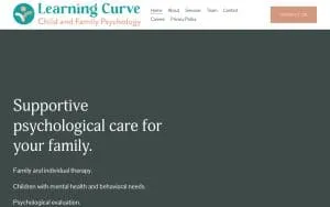 Learning Curve Child and Family Psychology website