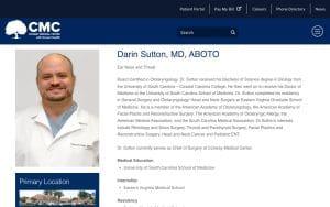 Sutton Darin V MD ENT