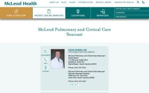 McLeod Pulmonary and Critical Care Seacoast
