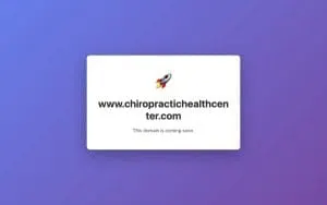 Chiropractic Health Center of Myrtle Beach website