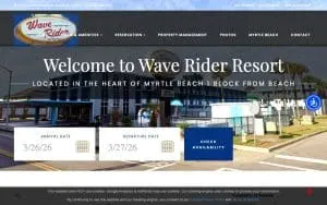 Wave Rider Resort website
