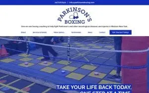Parkinson's Boxing SC website
