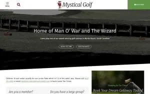 Mystical Golf website