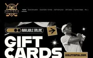 Golftopia (Located inside BurgerFi) website