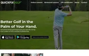 QuickFixGolf website