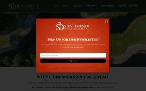 Steve Dresser Golf Academy website