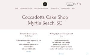 Coccadotts Cake Shop-Myrtle Beach