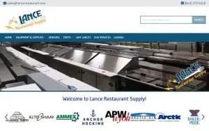 Lance Restaurant Supply, LLC website