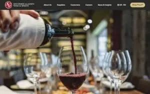 Southern Wine & Spirits of Myrtle Beach website