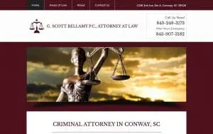G. Scott Bellamy P.C., Attorney At Law website