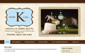 Kirby Law, LLC website