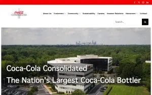Coca-Cola Bottling Co of Conway website