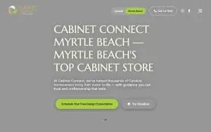 Cabinet Connect of Myrtle Beach website