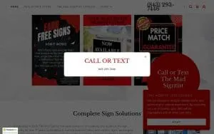 The Mad Signtist website
