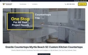 East Coast Granite of Myrtle Beach website
