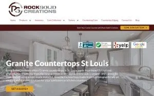 Rock Solid Creations website