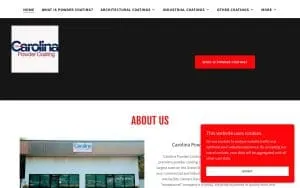 Carolina Powder Coating And Sandblasting website