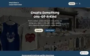 Lucy’s sew & sea & Vinyl Vibes website