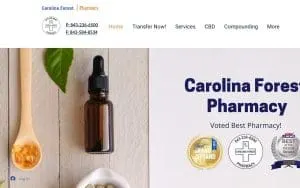 Carolina Forest Pharmacy website