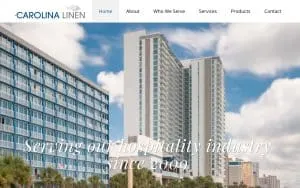 Carolina Linen website